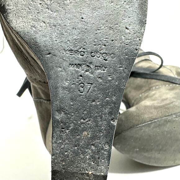 Giuseppe Zanotti for Thankoon Wedge Boot with Lace Up Flap - Picture 11 of 12